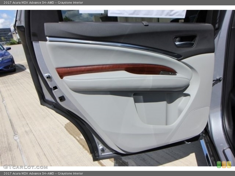 Graystone Interior Door Panel for the 2017 Acura MDX Advance SH-AWD #117011381