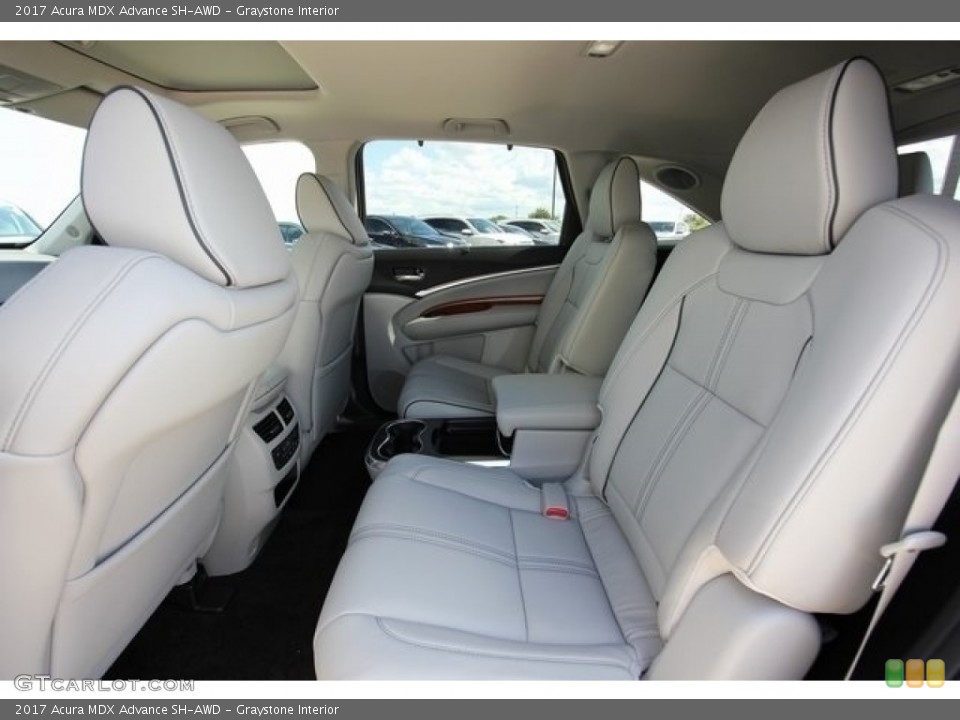 Graystone Interior Rear Seat for the 2017 Acura MDX Advance SH-AWD #117011393