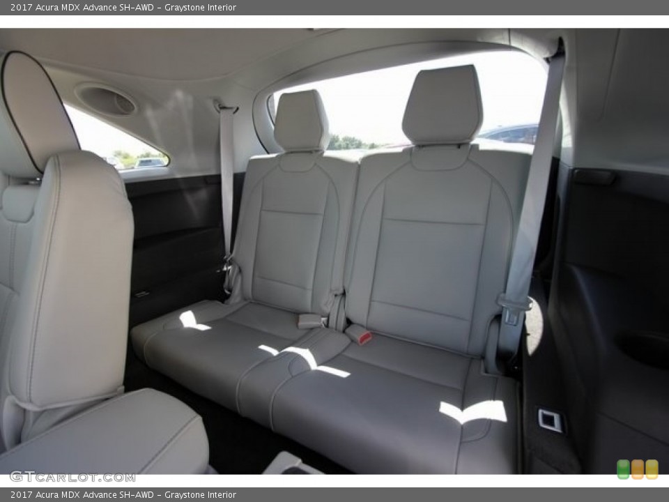 Graystone Interior Rear Seat for the 2017 Acura MDX Advance SH-AWD #117011402