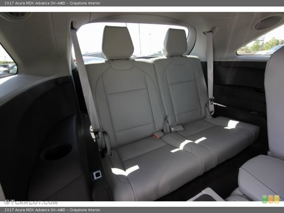 Graystone Interior Rear Seat for the 2017 Acura MDX Advance SH-AWD #117011471
