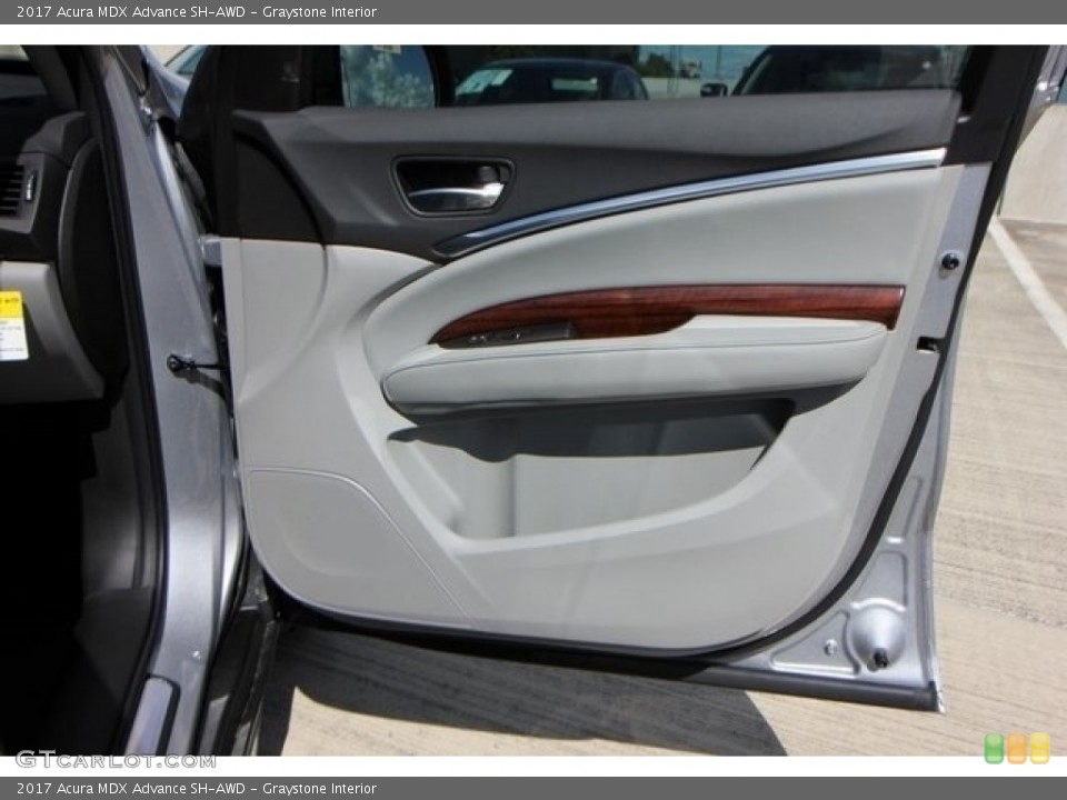 Graystone Interior Door Panel for the 2017 Acura MDX Advance SH-AWD #117011480