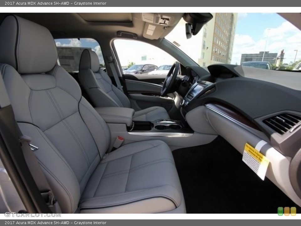 Graystone Interior Front Seat for the 2017 Acura MDX Advance SH-AWD #117011498