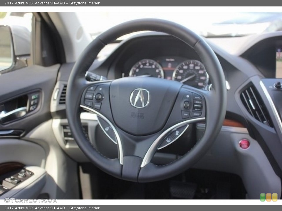 Graystone Interior Steering Wheel for the 2017 Acura MDX Advance SH-AWD #117011576