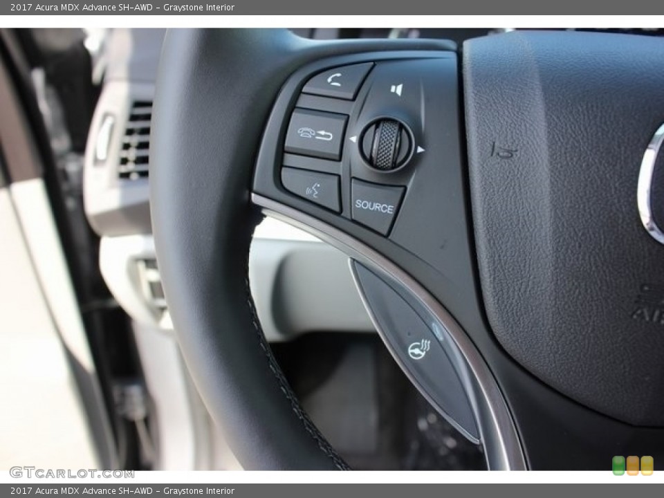 Graystone Interior Controls for the 2017 Acura MDX Advance SH-AWD #117011720