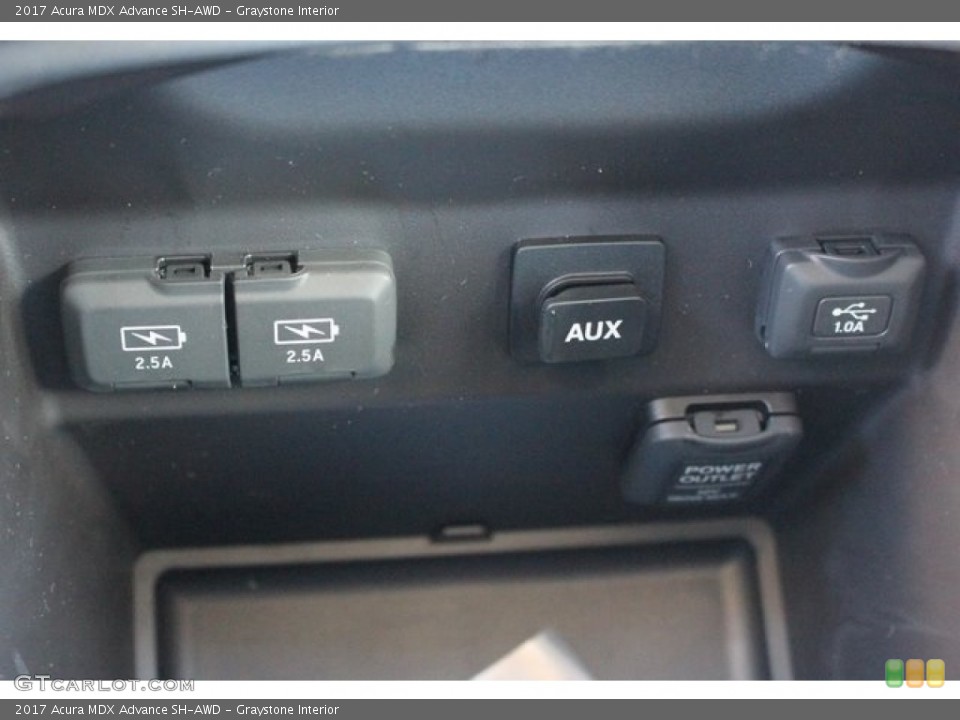 Graystone Interior Controls for the 2017 Acura MDX Advance SH-AWD #117011768