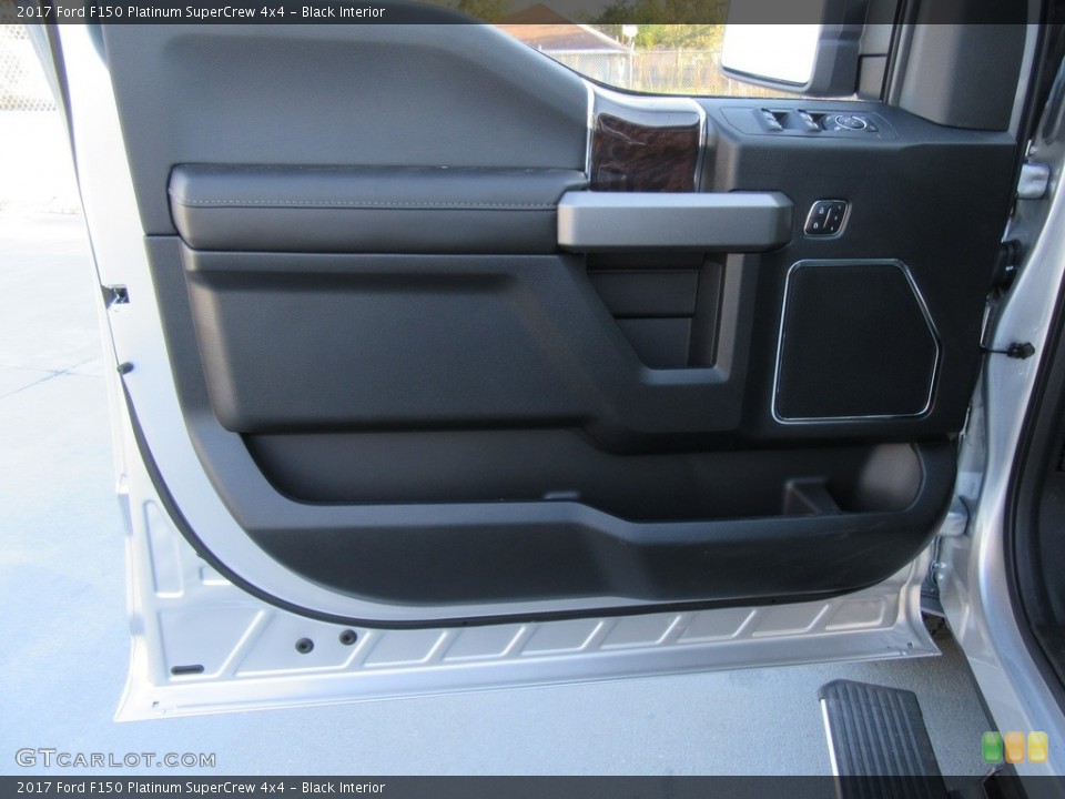 Black Interior Door Panel for the 2017 Ford F150 Platinum SuperCrew 4x4 #117012443