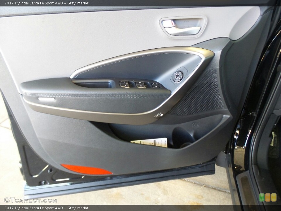 Gray Interior Door Panel for the 2017 Hyundai Santa Fe Sport AWD #117012476