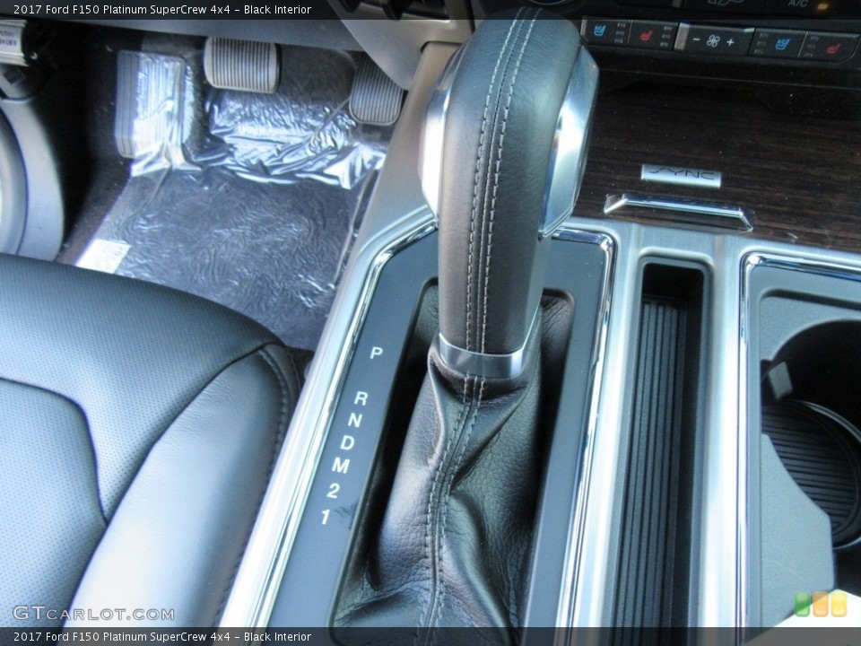 Black Interior Transmission for the 2017 Ford F150 Platinum SuperCrew 4x4 #117012623