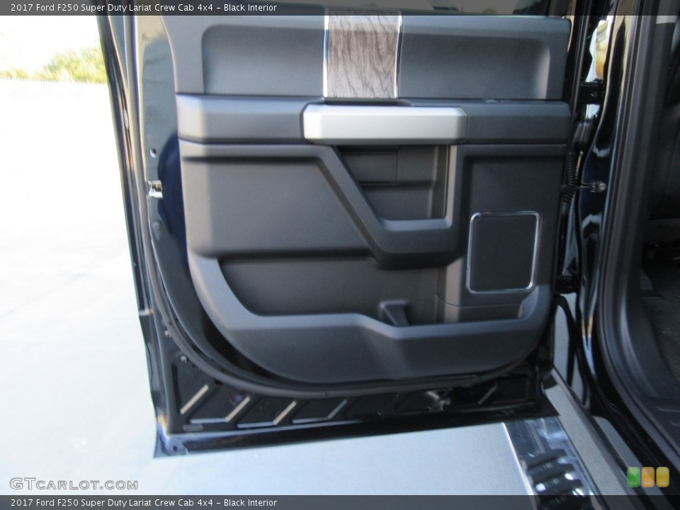 Black Interior Door Panel for the 2017 Ford F250 Super Duty Lariat Crew Cab 4x4 #117013727