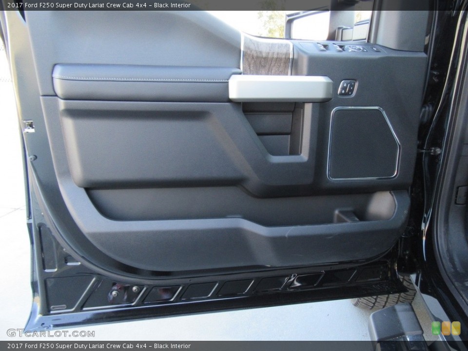 Black Interior Door Panel for the 2017 Ford F250 Super Duty Lariat Crew Cab 4x4 #117013742