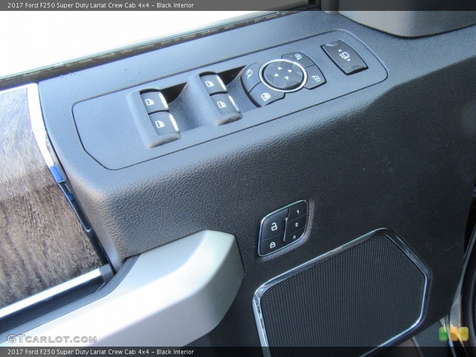 Black Interior Controls for the 2017 Ford F250 Super Duty Lariat Crew Cab 4x4 #117013748