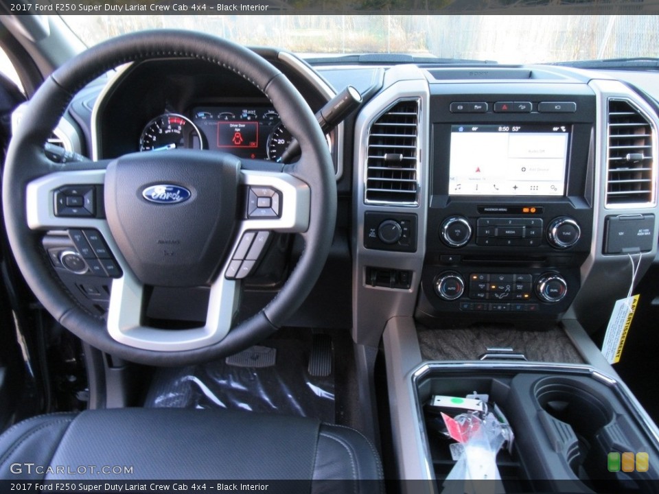 Black Interior Dashboard for the 2017 Ford F250 Super Duty Lariat Crew Cab 4x4 #117013775