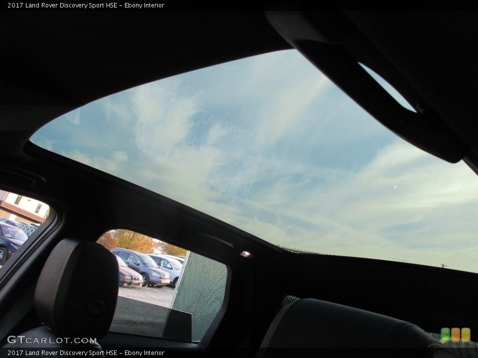 Ebony Interior Sunroof for the 2017 Land Rover Discovery Sport HSE #117020693