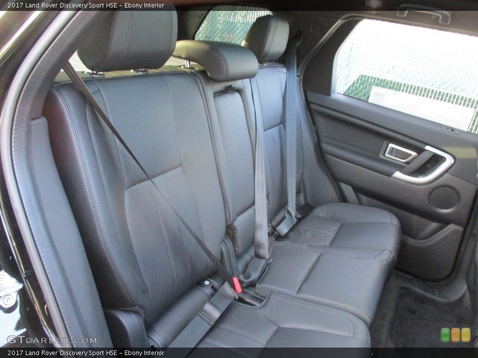 Ebony Interior Rear Seat for the 2017 Land Rover Discovery Sport HSE #117020753