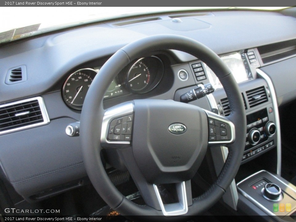 Ebony Interior Steering Wheel for the 2017 Land Rover Discovery Sport HSE #117020807