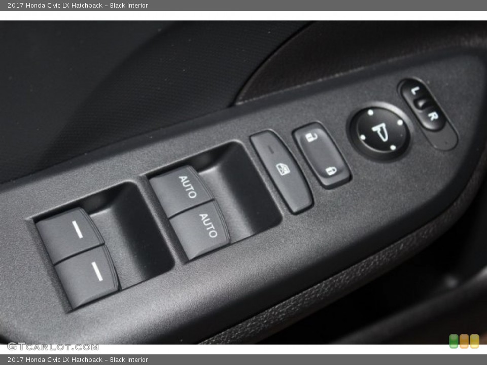 Black Interior Controls for the 2017 Honda Civic LX Hatchback #117022370