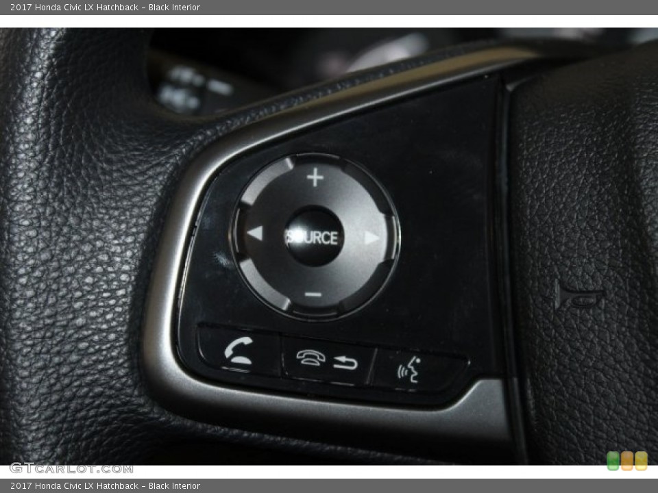 Black Interior Controls for the 2017 Honda Civic LX Hatchback #117022439