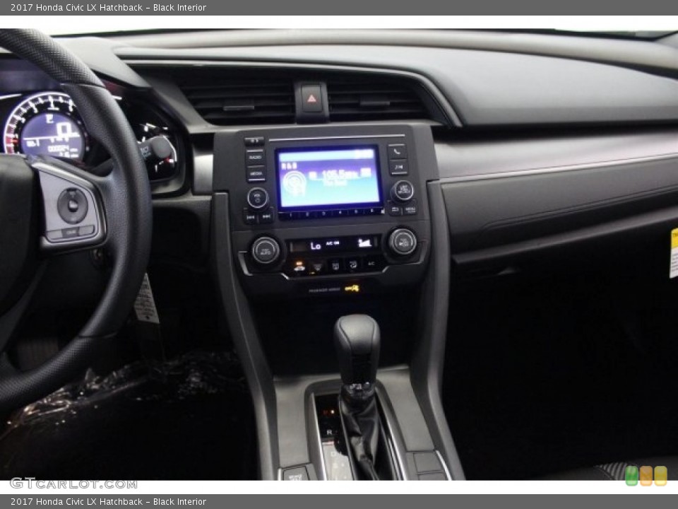 Black Interior Dashboard for the 2017 Honda Civic LX Hatchback #117022474