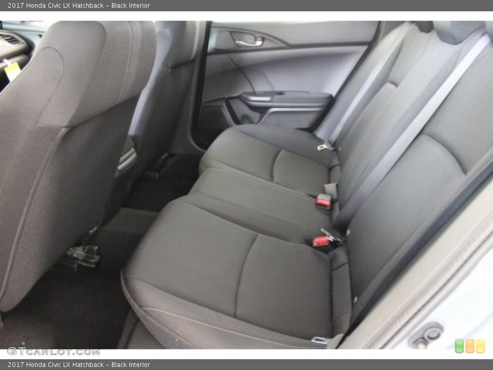 Black Interior Rear Seat for the 2017 Honda Civic LX Hatchback #117022634