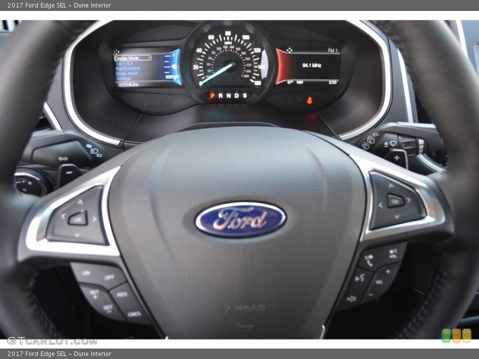 Dune Interior Steering Wheel for the 2017 Ford Edge SEL #117023330