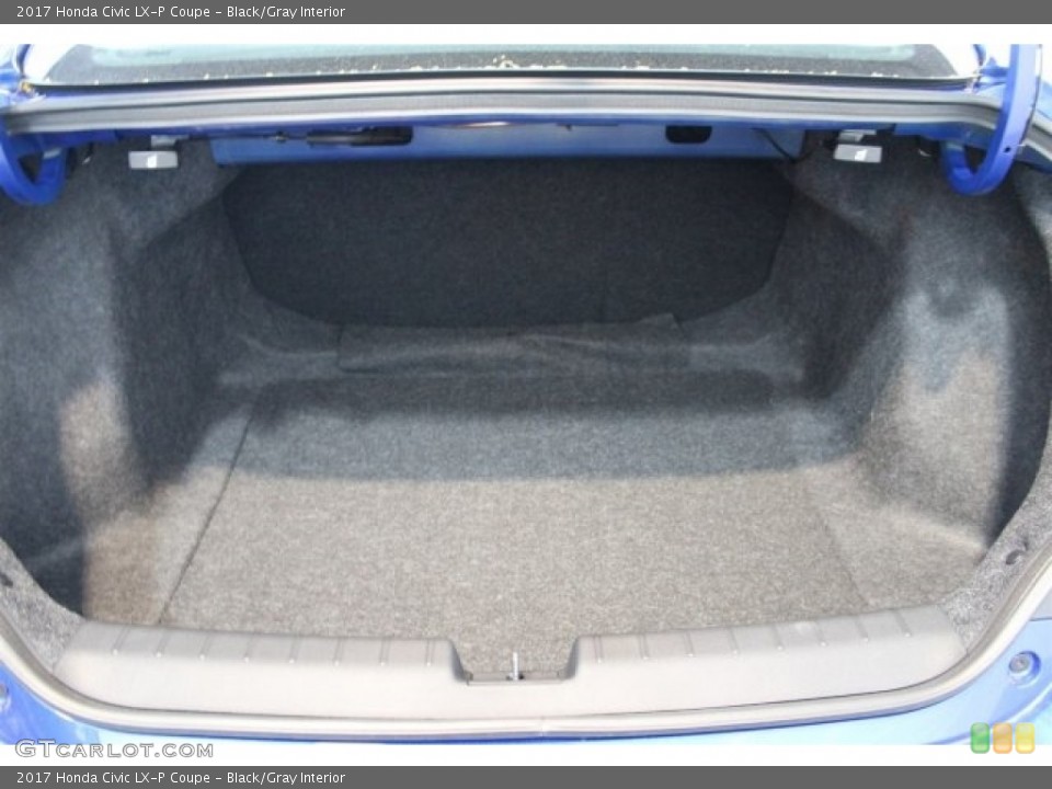 Black/Gray Interior Trunk for the 2017 Honda Civic LX-P Coupe #117024170