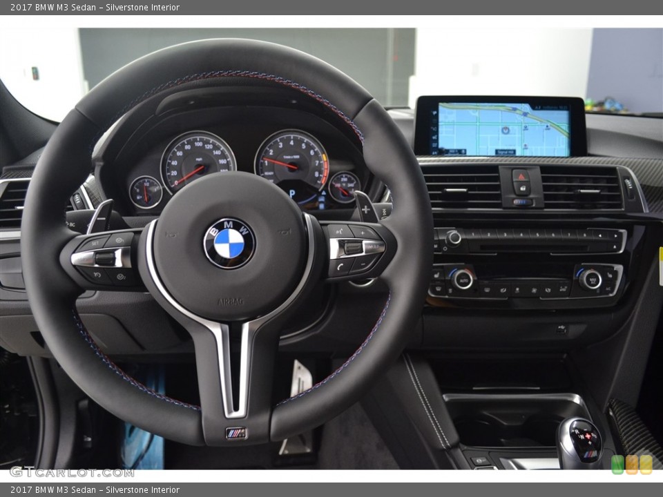 Silverstone Interior Steering Wheel for the 2017 BMW M3 Sedan #117024353