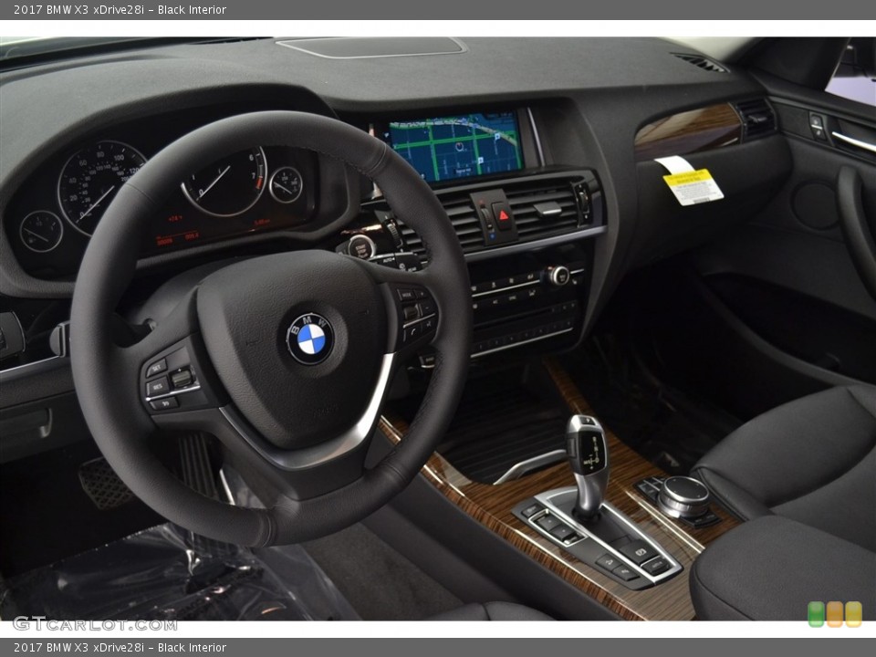 Black Interior Dashboard for the 2017 BMW X3 xDrive28i #117025946