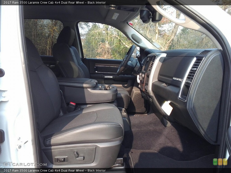 Black Interior Front Seat for the 2017 Ram 3500 Laramie Crew Cab 4x4 Dual Rear Wheel #117027257