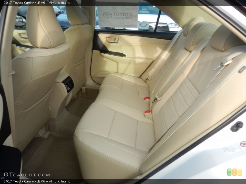 Almond Interior Rear Seat for the 2017 Toyota Camry XLE V6 #117027605