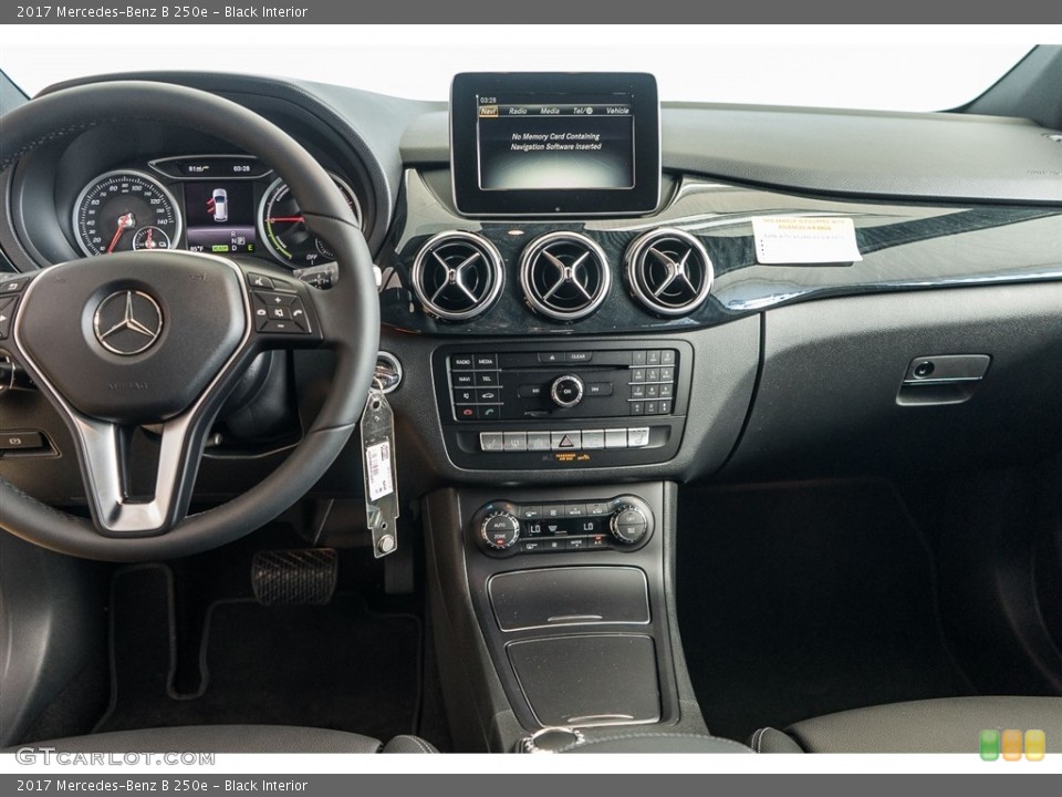 Black Interior Dashboard for the 2017 Mercedes-Benz B 250e #117030185