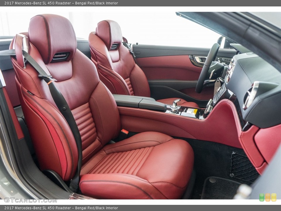 Bengal Red/Black Interior Photo for the 2017 Mercedes-Benz SL 450 Roadster #117031582