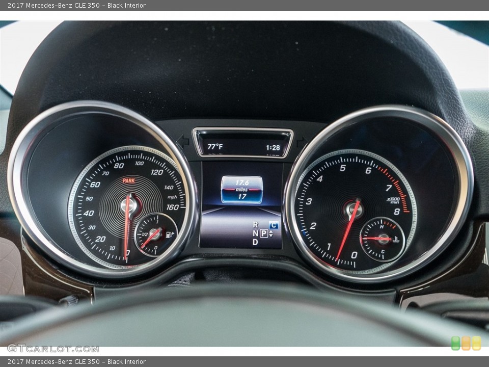 Black Interior Gauges for the 2017 Mercedes-Benz GLE 350 #117031988