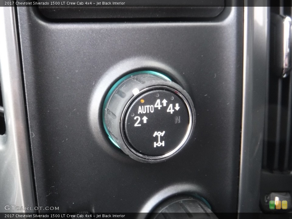 Jet Black Interior Controls for the 2017 Chevrolet Silverado 1500 LT Crew Cab 4x4 #117036149