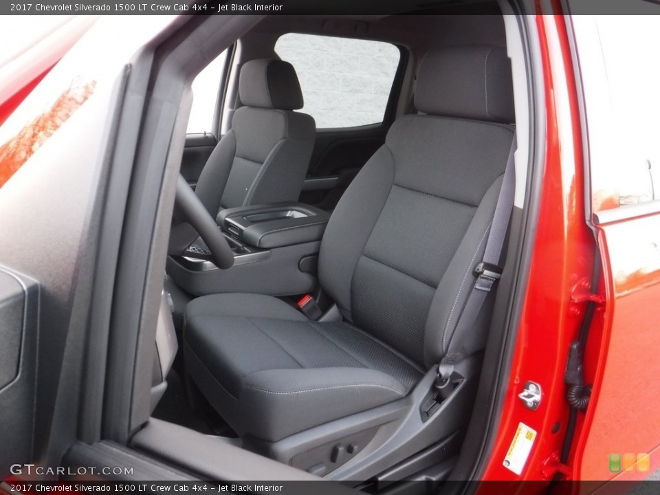 Jet Black Interior Front Seat for the 2017 Chevrolet Silverado 1500 LT Crew Cab 4x4 #117036191