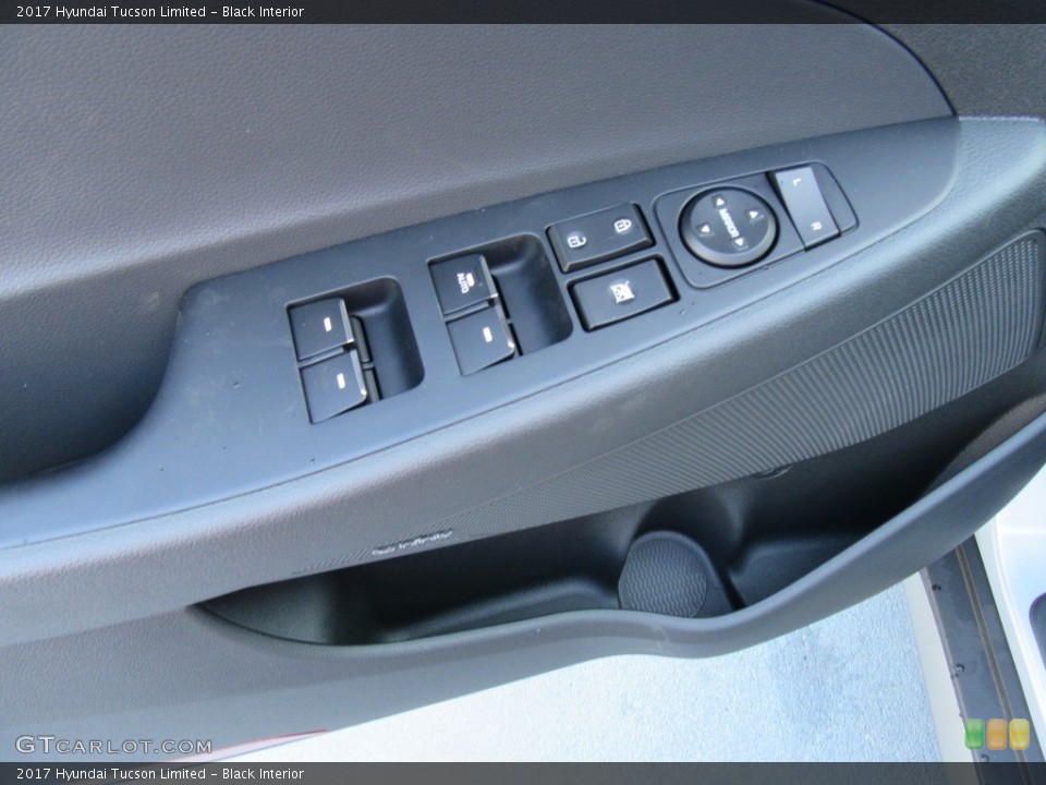 Black Interior Controls for the 2017 Hyundai Tucson Limited #117036622