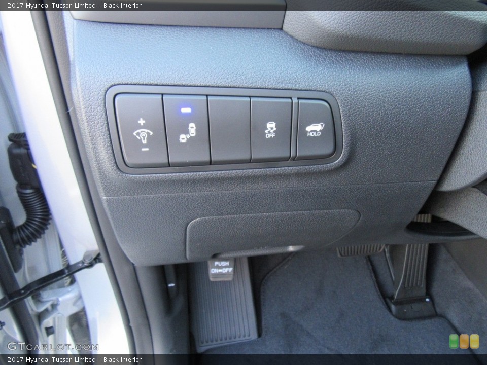 Black Interior Controls for the 2017 Hyundai Tucson Limited #117036944