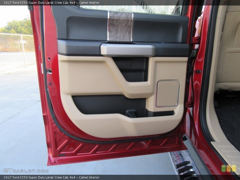 Camel Interior Door Panel for the 2017 Ford F250 Super Duty Lariat Crew Cab 4x4 #117040178