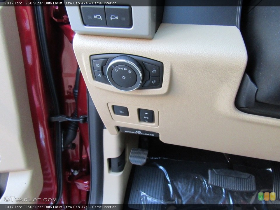 Camel Interior Controls for the 2017 Ford F250 Super Duty Lariat Crew Cab 4x4 #117040475