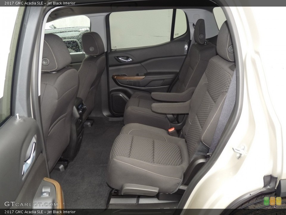 Jet Black Interior Rear Seat for the 2017 GMC Acadia SLE #117044936