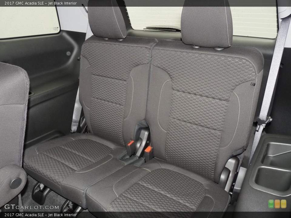 Jet Black Interior Rear Seat for the 2017 GMC Acadia SLE #117044957