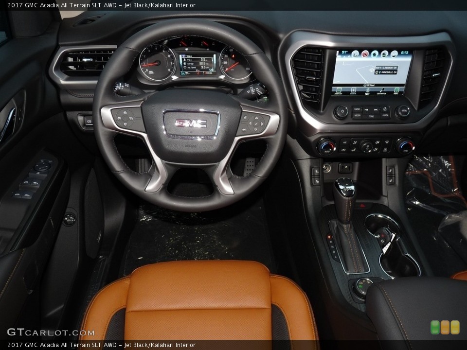 Jet Black/Kalahari Interior Dashboard for the 2017 GMC Acadia All Terrain SLT AWD #117045176