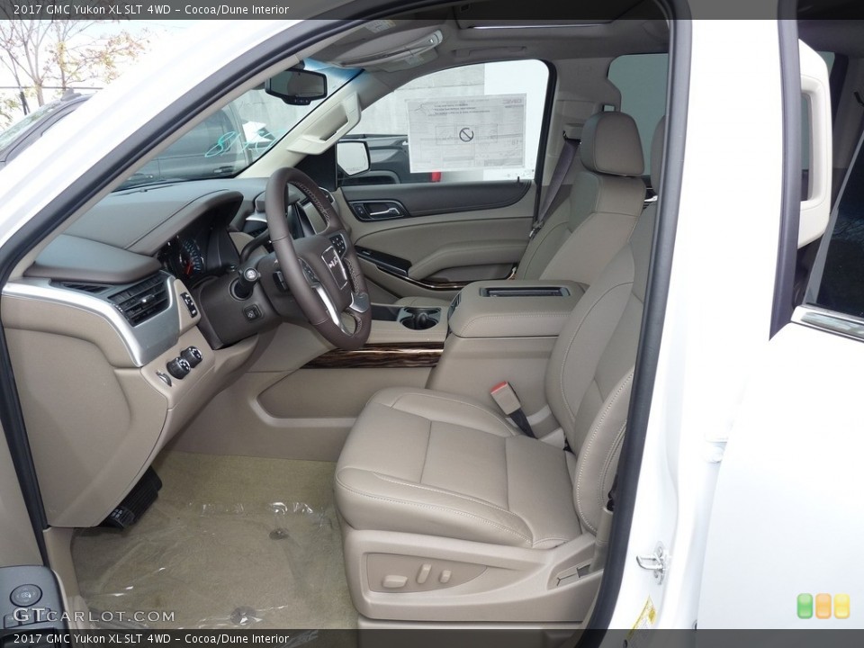 Cocoa/Dune Interior Photo for the 2017 GMC Yukon XL SLT 4WD #117045737