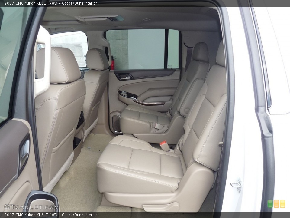 Cocoa/Dune Interior Rear Seat for the 2017 GMC Yukon XL SLT 4WD #117045761