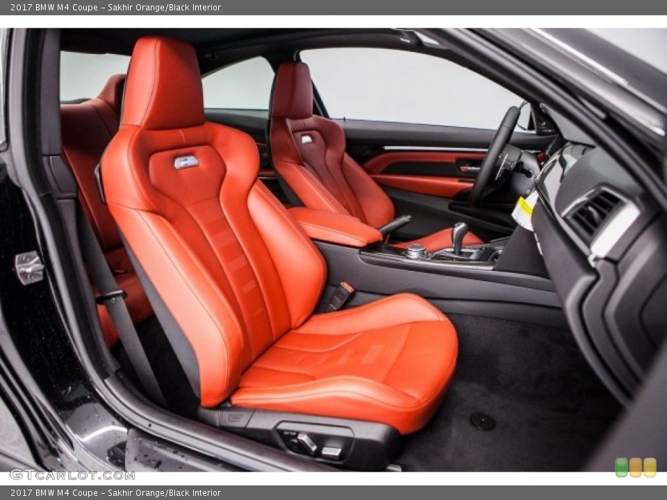 Sakhir Orange/Black Interior Photo for the 2017 BMW M4 Coupe #117050564