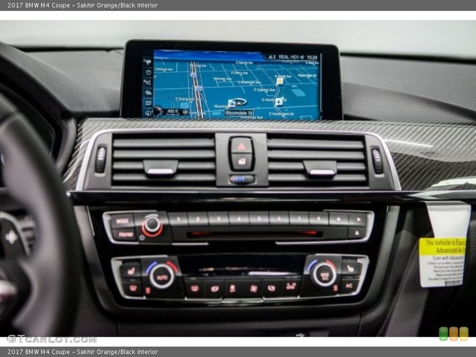 Sakhir Orange/Black Interior Controls for the 2017 BMW M4 Coupe #117050612