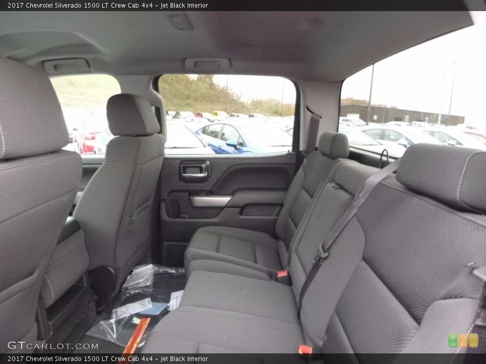Jet Black Interior Rear Seat for the 2017 Chevrolet Silverado 1500 LT Crew Cab 4x4 #117050633