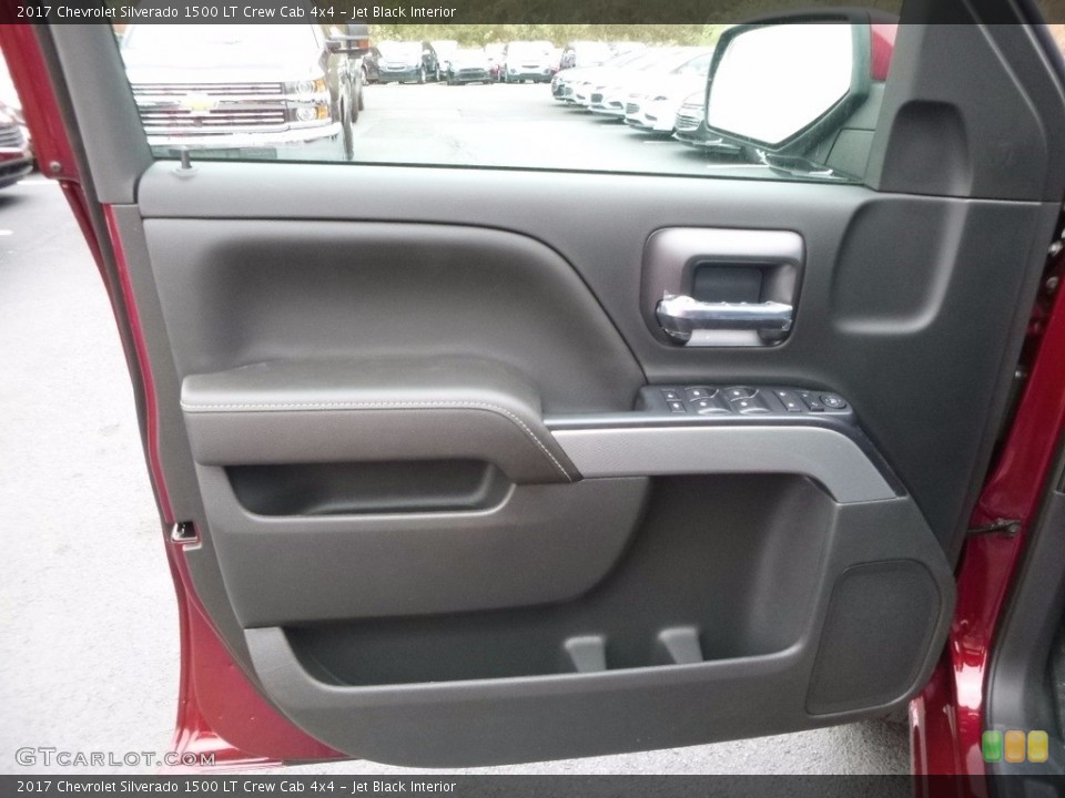 Jet Black Interior Door Panel for the 2017 Chevrolet Silverado 1500 LT Crew Cab 4x4 #117050680