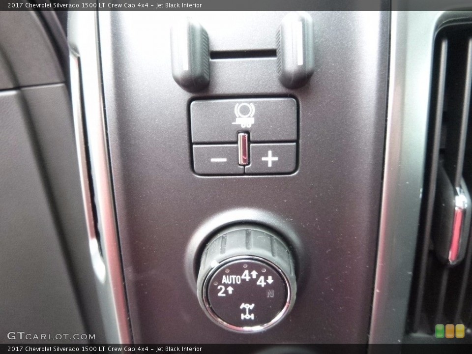 Jet Black Interior Controls for the 2017 Chevrolet Silverado 1500 LT Crew Cab 4x4 #117050699