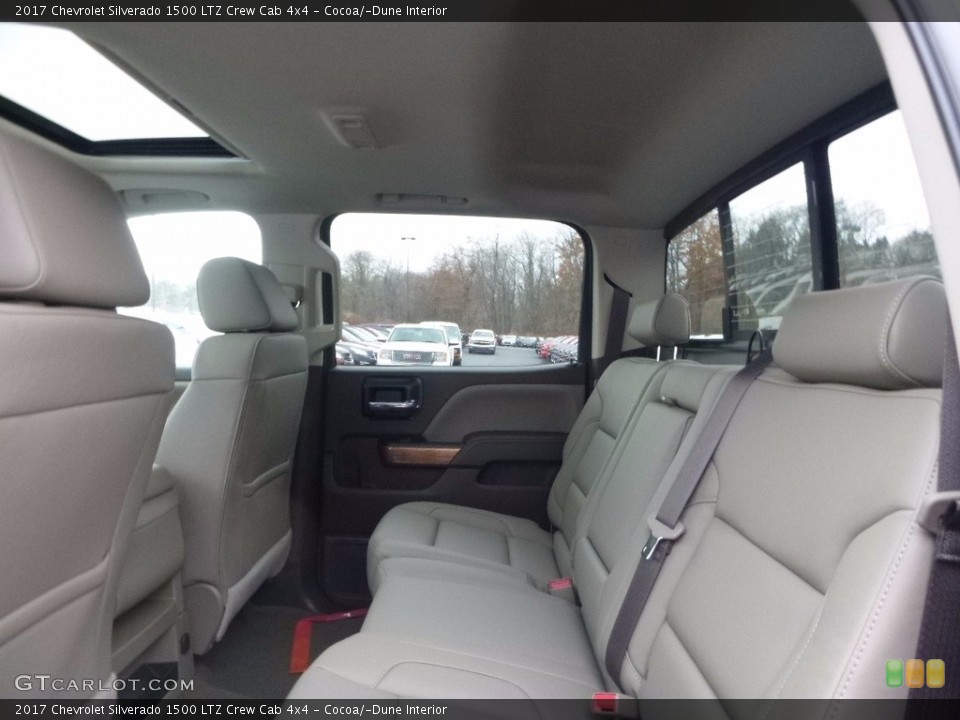 Cocoa/­Dune Interior Rear Seat for the 2017 Chevrolet Silverado 1500 LTZ Crew Cab 4x4 #117051092