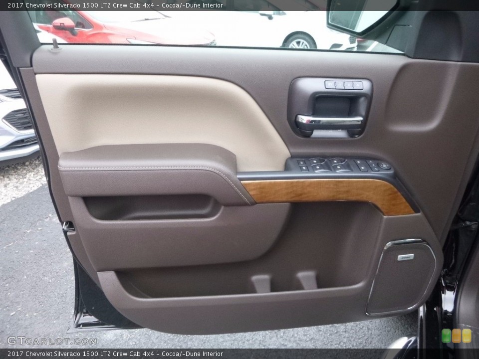 Cocoa/­Dune Interior Door Panel for the 2017 Chevrolet Silverado 1500 LTZ Crew Cab 4x4 #117051146